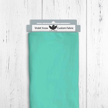 Stained Glass Rose Princess Teal